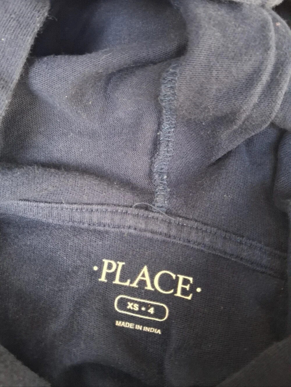 The Childrens Place navy hooded